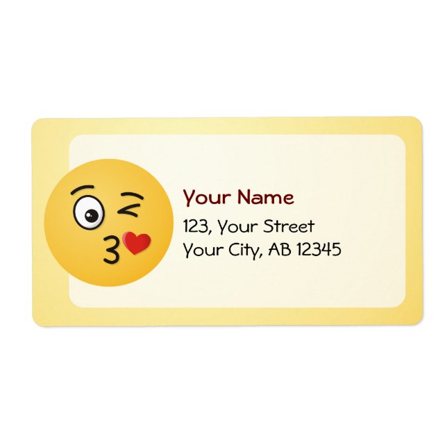 Face Throwing a Kiss (Front)