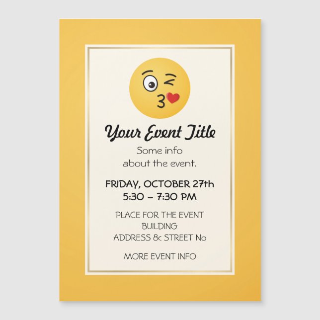 Face Throwing a Kiss (Front)