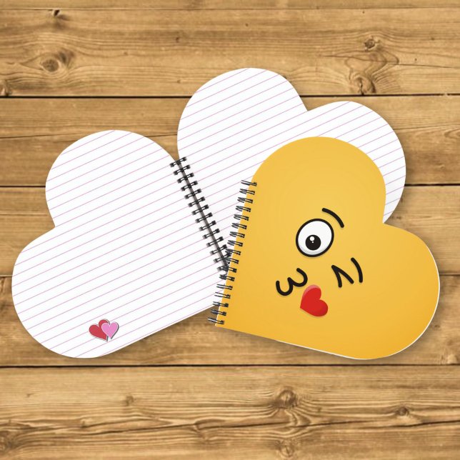Face Throwing a Kiss Notebook (Creator Uploaded)