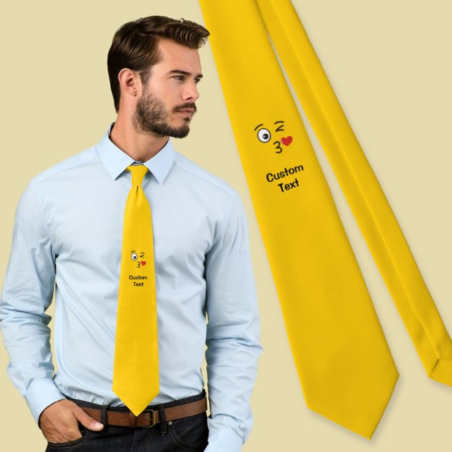 Face Throwing a Kiss Tie (Creator Uploaded)