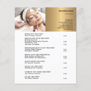 FACE TREATMENTS Beauty Salon 4.5"x5.6" Flyer