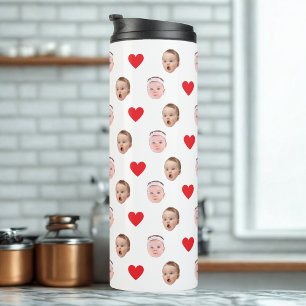 Face Tumbler, Custom Photo Tumbler, Baby Gift Thermal Tumbler