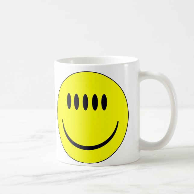 face with Five Eyes Funny Mug (Right)