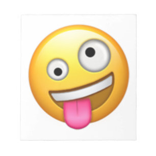 Face With One Large and One Small Eye - Emoji Notepad
