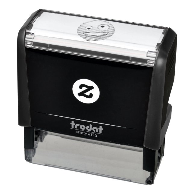 Face With One Large and One Small Eye - Emoji Self-inking Stamp (Product)