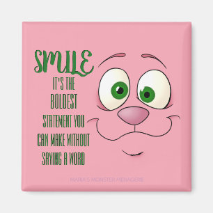 face with quote magnet