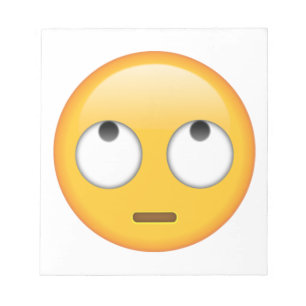 Face With Rolling Eyes - Emoji Notepad