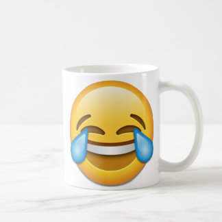 Face With Tears Of Joy emoji right Coffee Mug