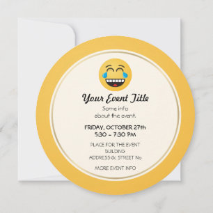 Face With Tears of Joy Invitation