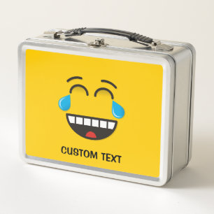 Face With Tears of Joy Metal Lunch Box