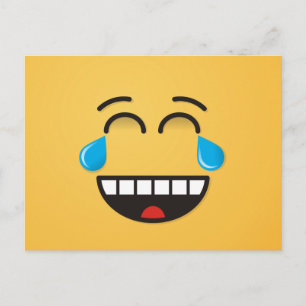 Face With Tears of Joy Postcard