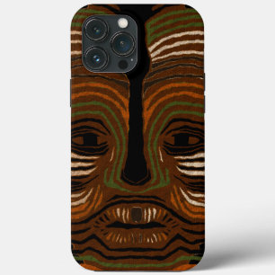 Face with Tribal Markings iPhone 13 Pro Max Case