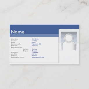 Facebook - Business Business Card