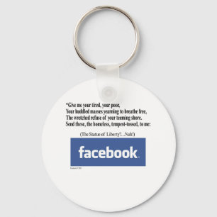 Facebook Concept Key Ring
