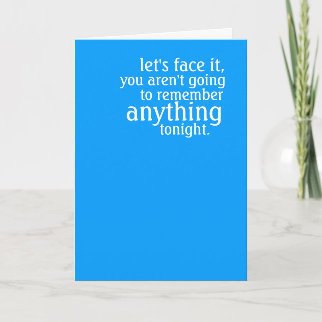Facebook EVERYTHING Birthday Card (Front)