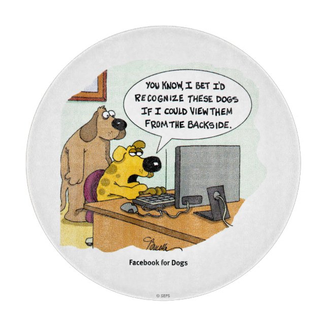 Facebook for Dogs Cutting Board (Front)