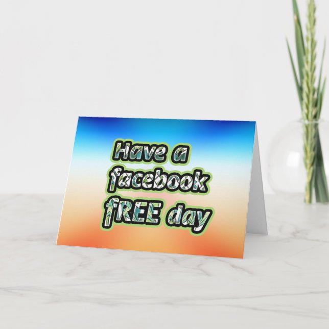 Facebook Free Day Card (Front)