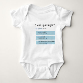 Facebook Inspired Romper for Sleepless Bubs! Baby Bodysuit