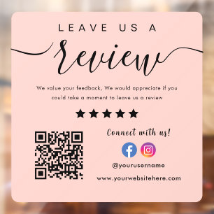 Facebook Instagram Logo Qr Code Leave Us A Review