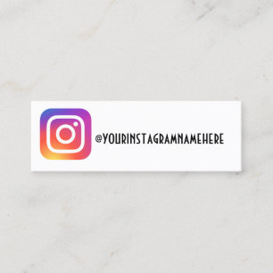 facebook instagram social media post business card