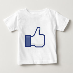 Facebook Like Button Baby T-Shirt