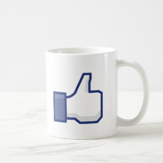 Facebook Like Button Coffee Mug