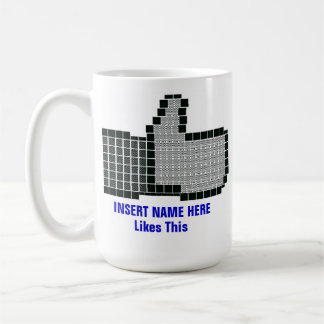 Facebook Like Button Coffee Mug