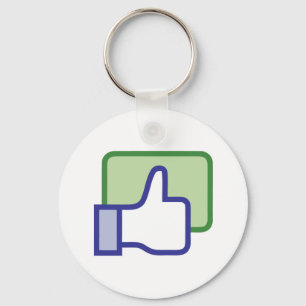 Facebook Like Button Key Ring
