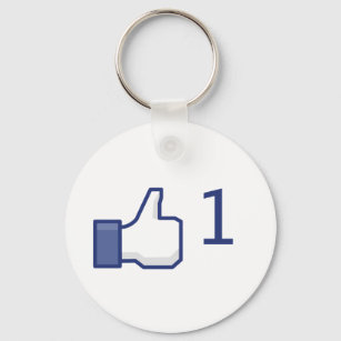 facebook like button key ring