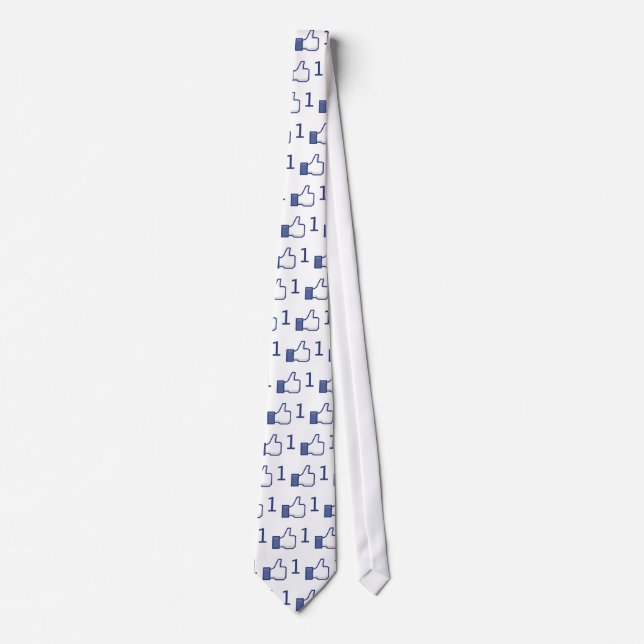 facebook like button tie (Front)