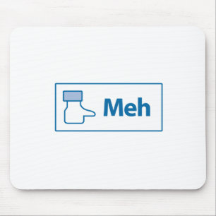 Facebook Meh Mouse Pad