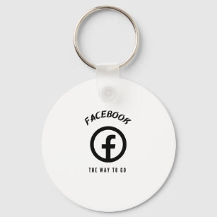 Facebook the way to go key ring