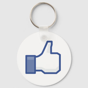 facebook thumbs up LIKE graphic Key Chain