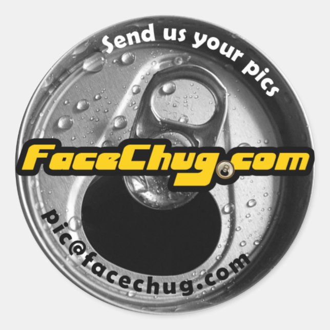 FaceChug.com stickers (Front)