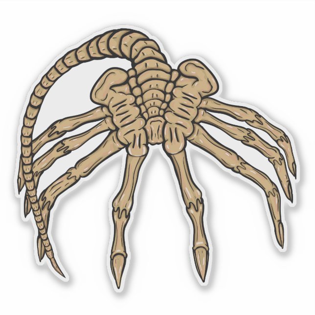 Facehugger Sticker (Front)