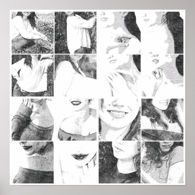 Faceless Collage Poster (Front)