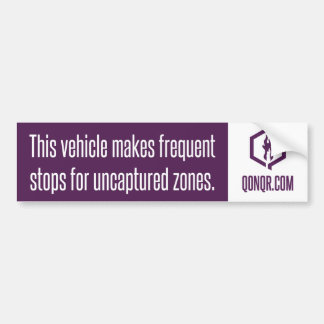 Faceless Frequent Stops Bumper Sticker