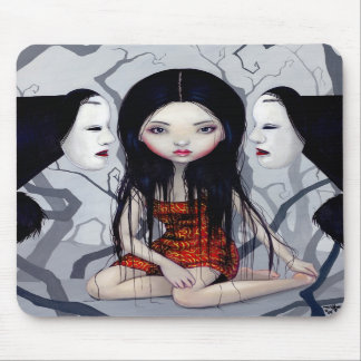 Faceless Ghosts gothic Japanese horror Mousepad