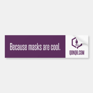 Faceless Masks Bumper Sticker