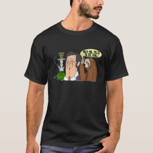 Facepalm Sloth Shisha Smoking Men Women T-Shirt