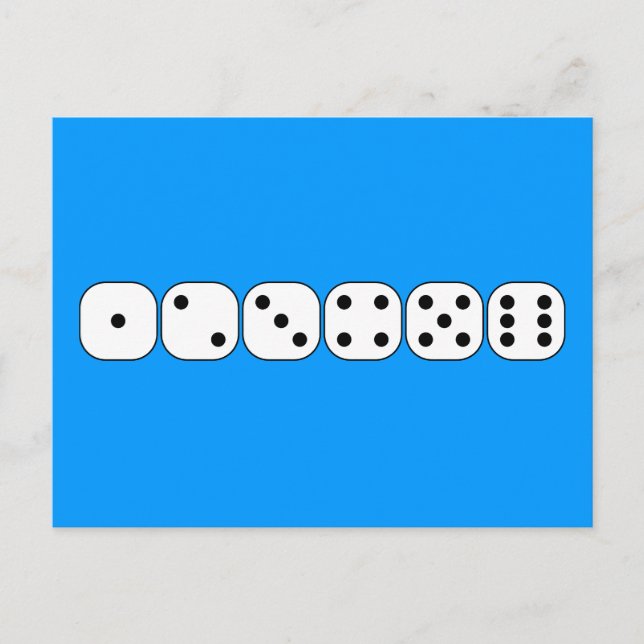 faces-26772  faces face recreation dice games six postcard (Front)