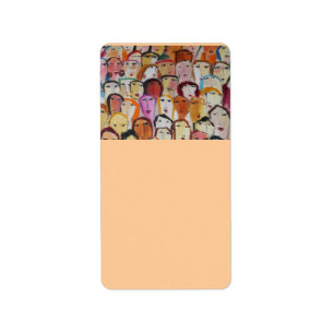 Faces Address Label