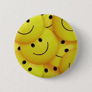 Faces Everywhere 6 Cm Round Badge
