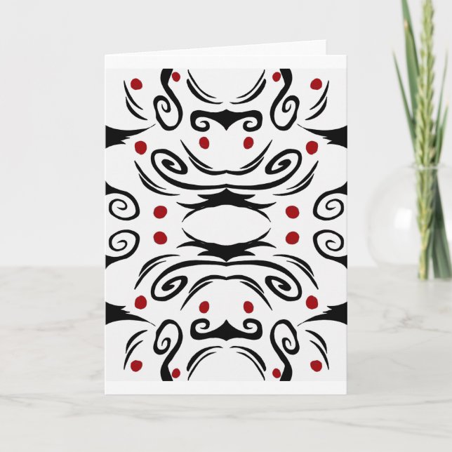 Faces Greeting Card (Front)