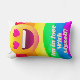 faces icons quotes lumbar cushion