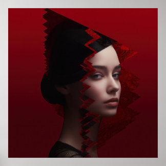 Faces in Fashion Poster