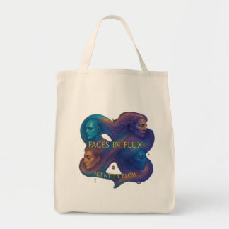 Faces in Flux Tote Bag – Artistic Identity Flow