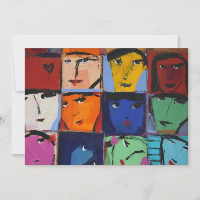 Faces Invitation (Front)