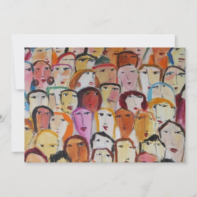 Faces Invitation (Front)