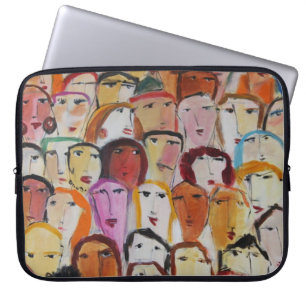 Faces Laptop Sleeve